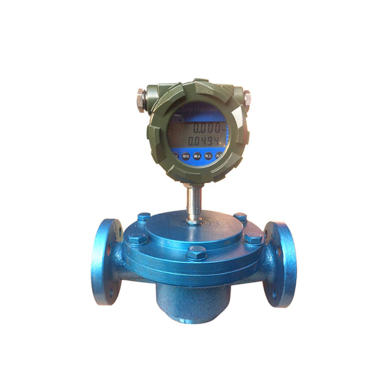Mechanical fuel oil heavy oil diesel Boat Fuel Consumption Flow Measurement Cast Iron Soybean Oil Palm Oil Oval Gear Flow Meter
