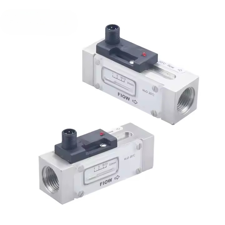 Piston Flow Switch Normally Open Flow Sensor Water Shortage Alarm Ultrasonic Water Cooling Water Chiller Flow Switch